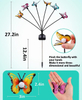 Wholesale Firefly Solar Lights Painted Metal Butterfly Figurines Garden Stakes
