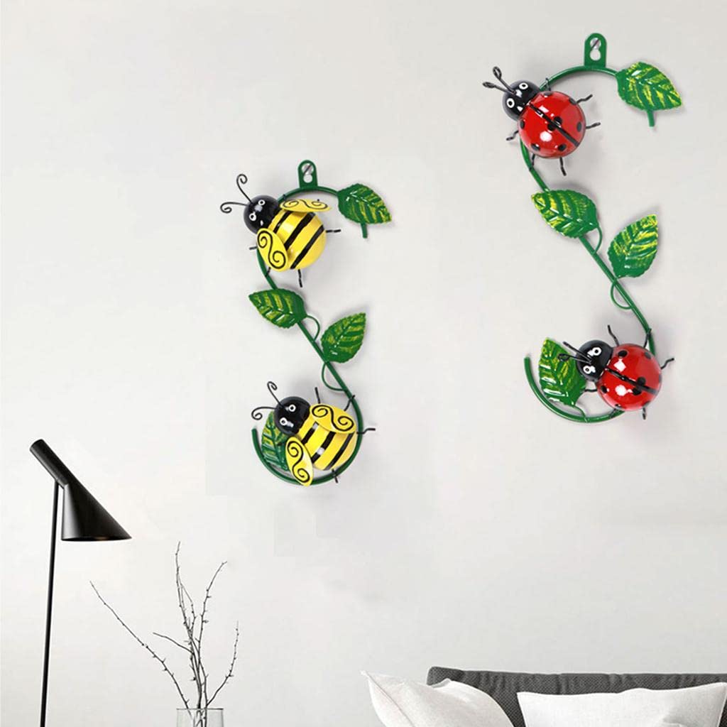 Manufacturer Offer Metal Wall Art Decor Bee Ladybug Arts And Crafts