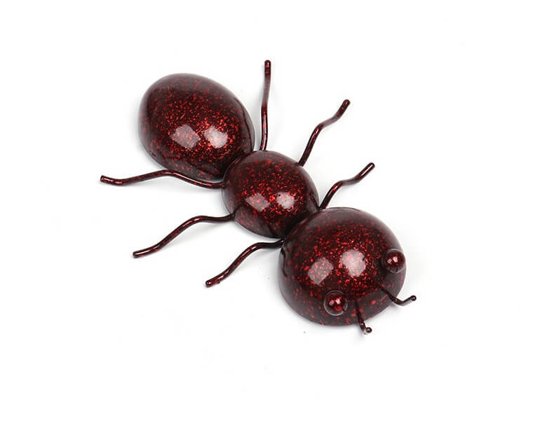 Shinning Metal Garden Art Ant Ornaments Wall Decor Sculpture