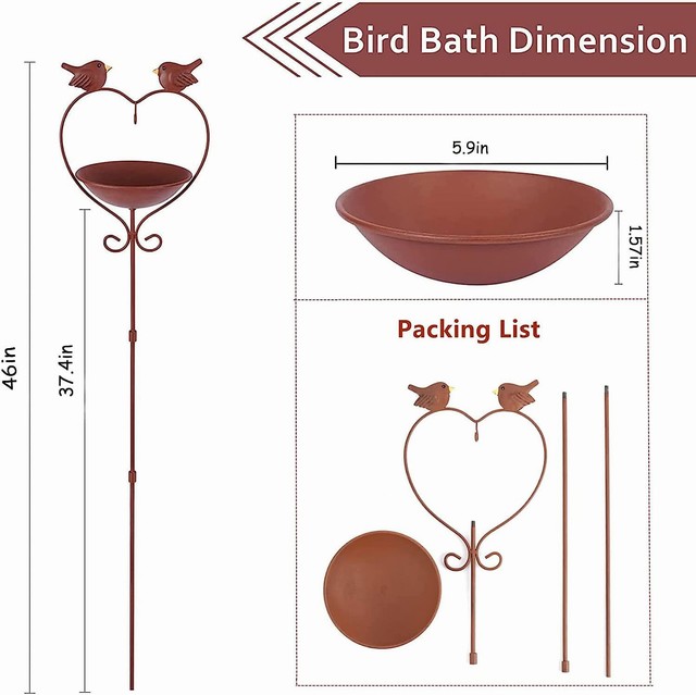 Bird Bath Stake (2)
