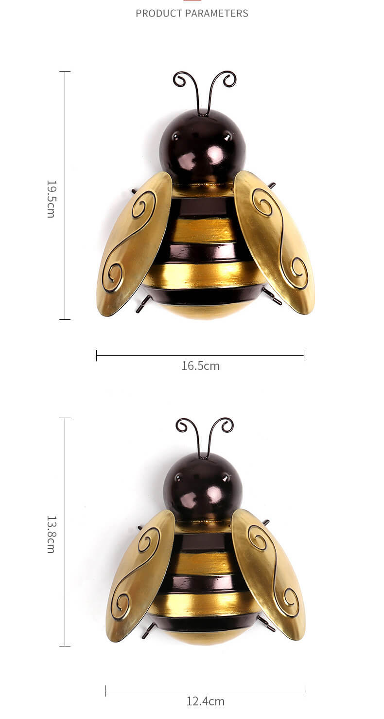 gold bee wall art (12)