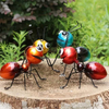 Colorful Decorative Yard Metal Garden Ants Crafts Wall Decor