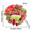 Cutomized Diy Grinch Christmas Thief Wreath Door Xmas Decorations 