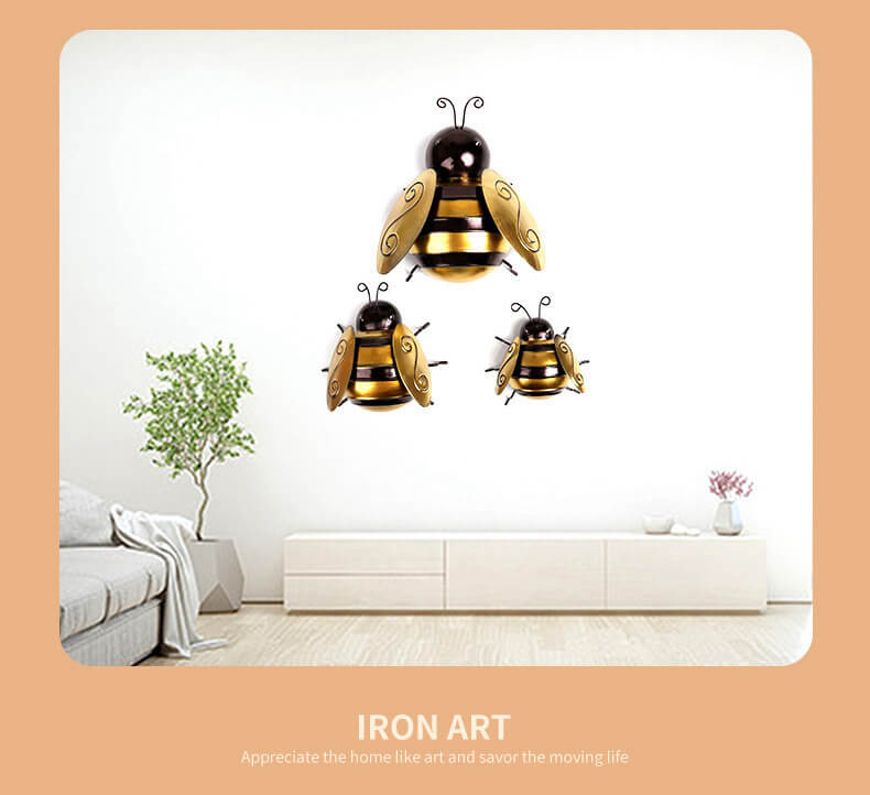 gold bee wall art (15)