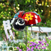 Outdoor Metal Ladybug Bee Figurine Yard Art Decor Supplier