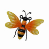 Metal Bumble Bee 3D Wall Decor Art Outdoor Garden Fence Patio Yard Art Hanging Decorations