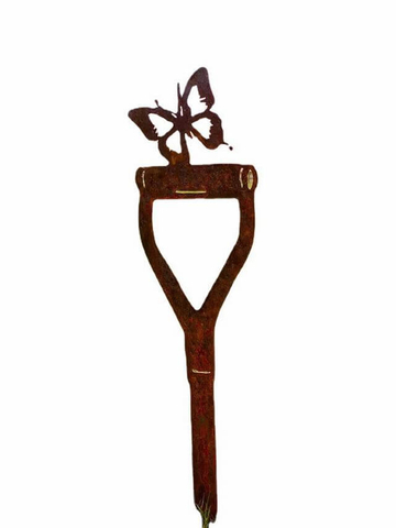 Rusty Metal Bird Garden Ornament Wrought Iron Squirrel Owl Ground Stakes Yard Art for Rustic Outdoor Home Decor