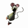 Promotional Gifts Wholesale Metal Fridge Magnet Mouse Figurines Home Decor