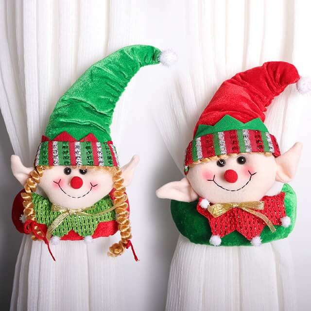 Wholesale Grinch Curtain Embrace Magic Tape Doll Practical And Decorative Home Organizer