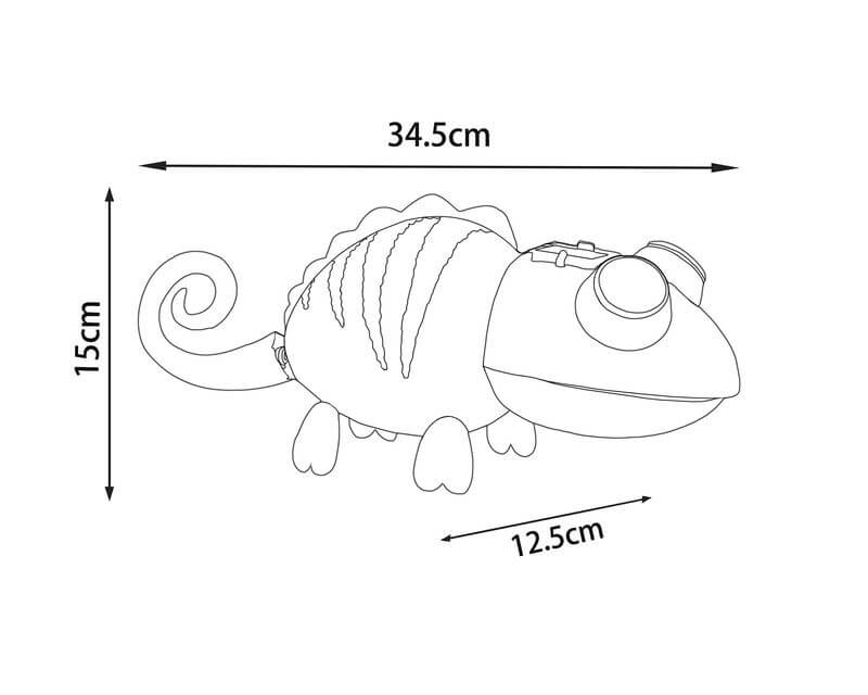 Dinosaur Garden Decor Lawn Ornament Metal Solar Lights