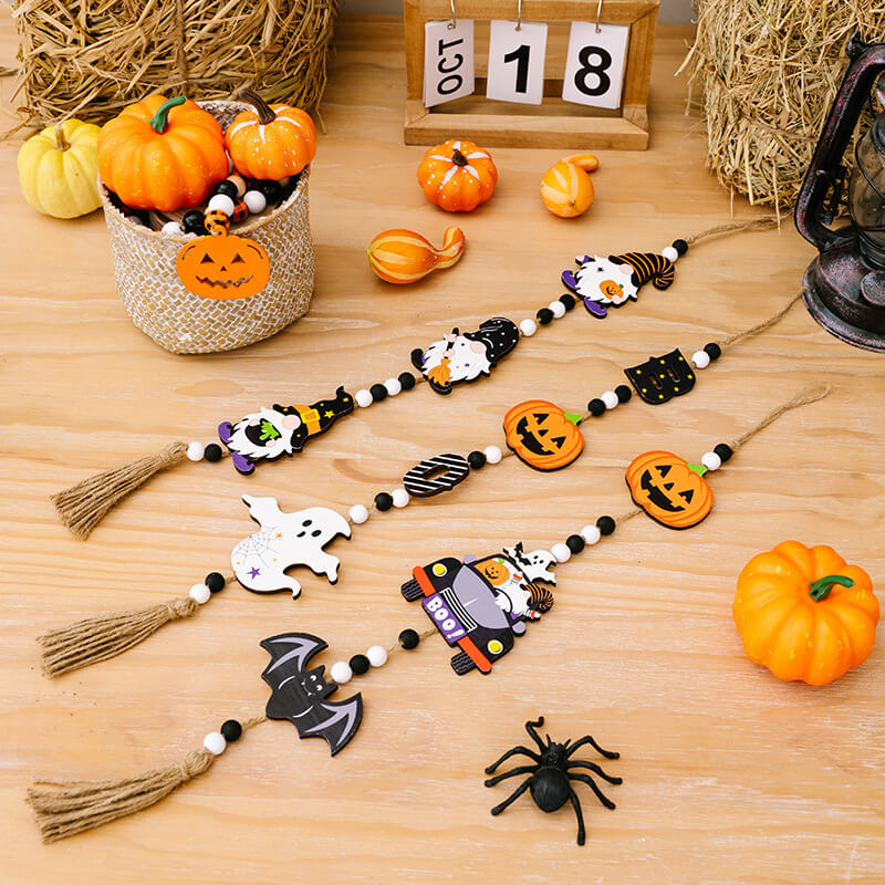 SGA2465-359 Halloween wooden beads (9)