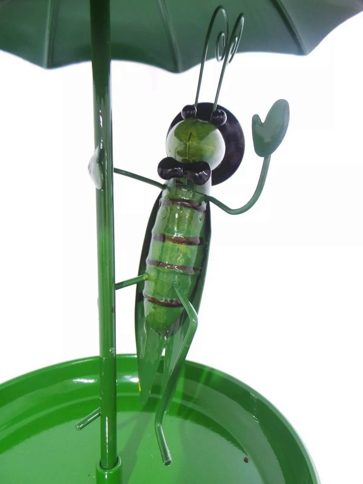 Wholesale Metal Hanging Decorative Ladybug Grasshopper Umbrella Cheap Best Hopper Bird Feeders