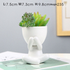 Cute Mini Small Humanoid Personality Succulent Planter Ceramic Flower Pot Plant Pots