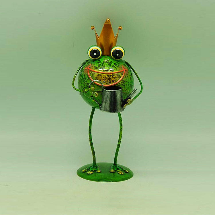 Free Design Unique Frog With Instrument And Book Ornament Metal Christmas Ornaments