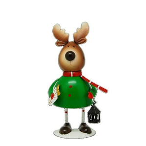 Small size metal christmas reindeer decorations for gifts