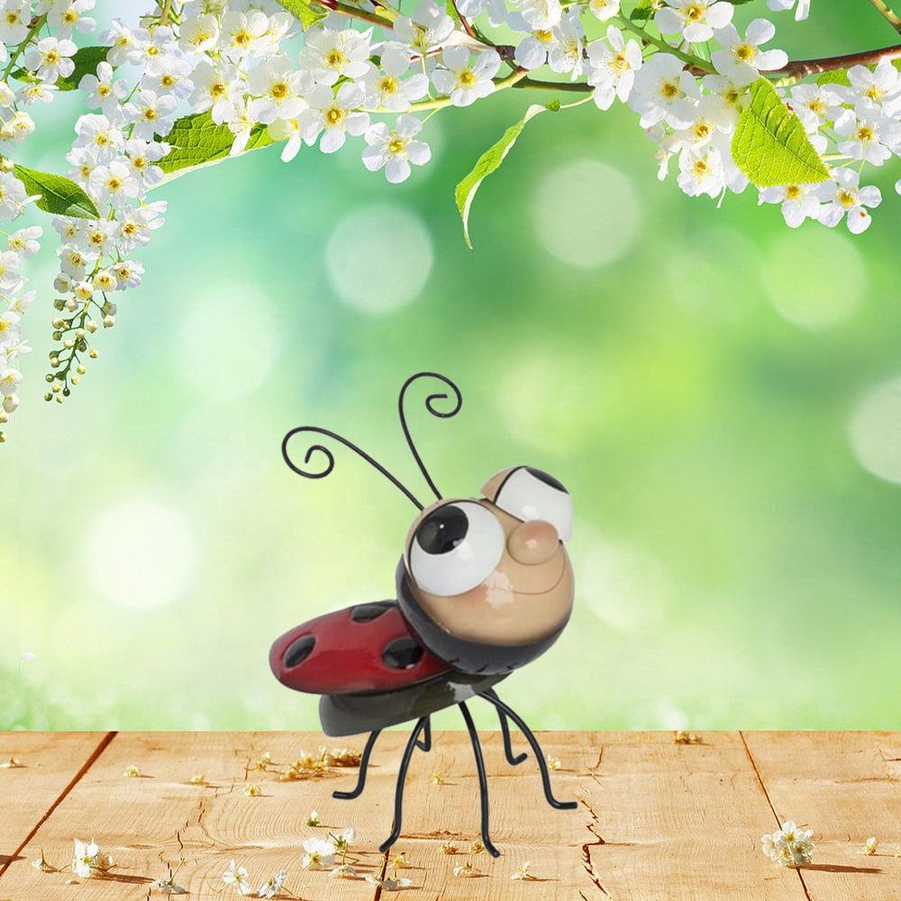 Cheap Custom Metal 3d Ladybug Modern Home Accessories Decoration