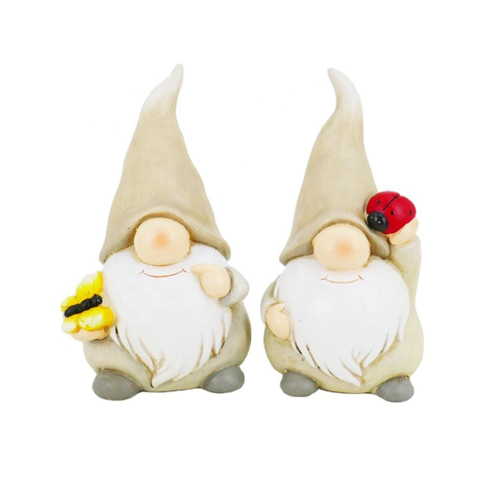 2022 New Cute Small Custom Handmade Ceramics Gnomes Ornament For Yard Patio Lawn Decor