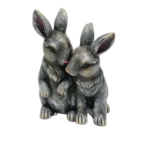 2022 New Custom Multi Style Type Magnesium Oxide Rabbit Sculpture For Garden Lawn Art Decoration