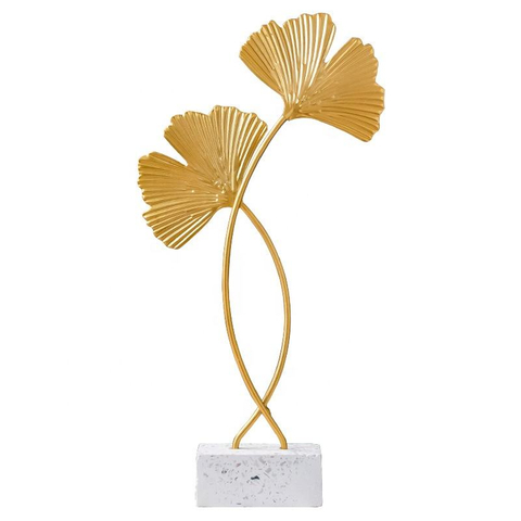 Wrought Iron Leaf Decoration Creative Home Desktop Metal Crafts Gold Home Decoration Wholesale Home Decor