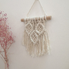New Custom Bohemian Handmade Woven Mini Macrame Wall Hanging For Living Room Minimalist Bedroom Decoration