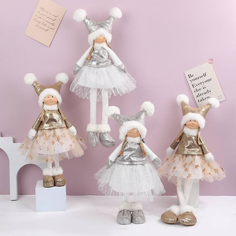 Wholesale Handmade Christmas Stuffed Dolls Plush Fairy As Home Decorations