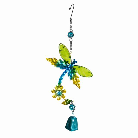 Factory Customized Dragonfly Butterfly Garden Decorations Metal Wind Bells for Home