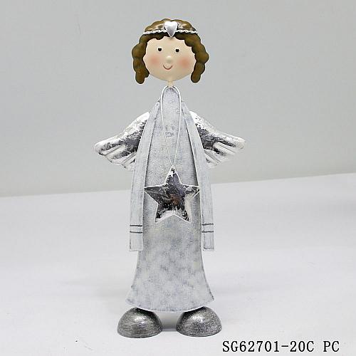 Wholesale Cheapest Price Outdoor Metal Iron Christmas Angel for Crafts