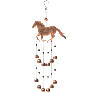 Factory Wholesale Metal Horse Iron Wind Chime for Home & Garden Decoration