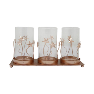 Wholesale solid brass antique gold taper floor standing metal candle stick holder