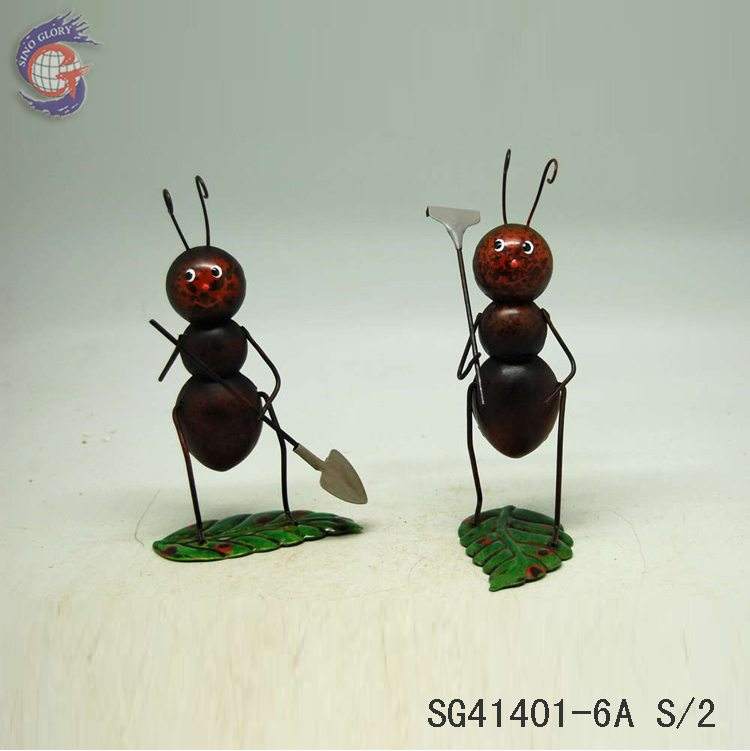 Metal Ant Garden Ornaments Decorations