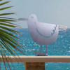 Creative New Metal Natural Silhouette Seagull Fence Garden Ornaments For Outdoor Seaside Aisle Decoration