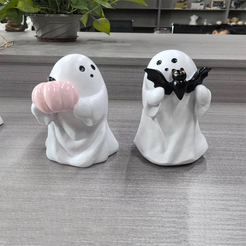 Resin Craft Decorations Halloween Spooky Home Decor Resin Ghost