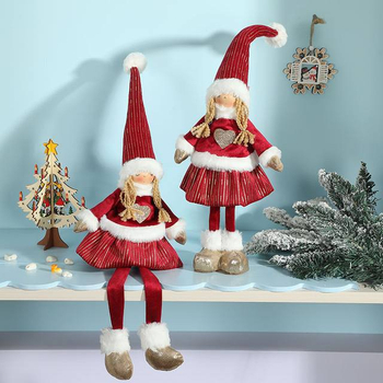 Manufacture Red Fairy Dolls As Party Decorations Soft Plush Ornaments