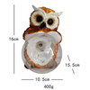 2022 Customized Cute Outdoor Simulation Owl Solar Garden Light For Balcony Landscape Landscaping Decoration