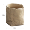 Nordic Simple Modern Simulation Cowhide Cement Cloth Bag Flower Pot For Home Decor Potted Plant Container