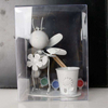 Cheap metal craft working duck diy model toy garden flower pot