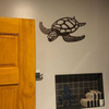 Metal Sea Turtle Wrought Iron Crafts Interior Living Room Decorations Framed Wall Arts