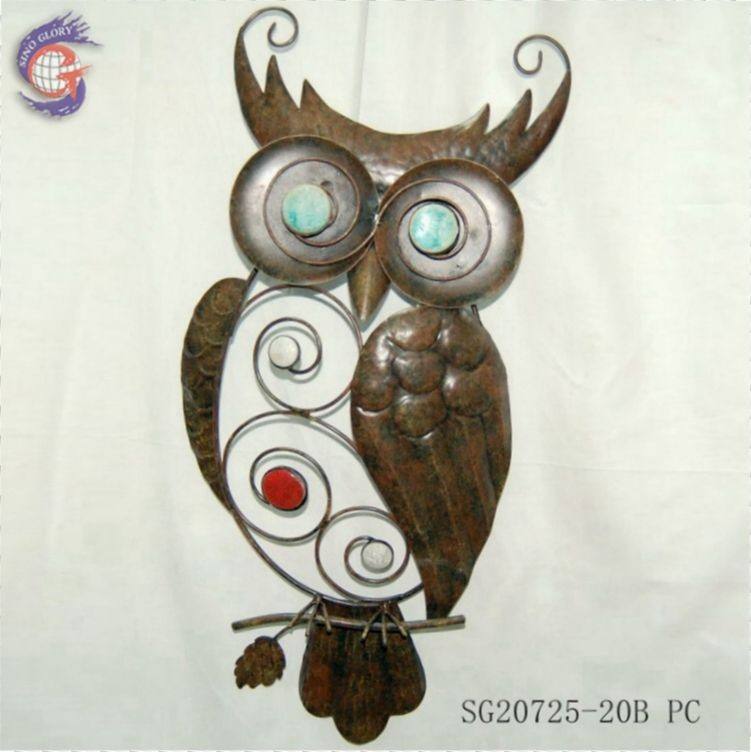 Latest Metal Owl Wall Hanging for Home Decoration