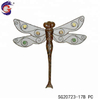 Outdoor Garden Ornaments Metal Iron Dragonfly Butterfly Owl Ldybug Wall Art Decor for Home Yard