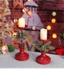 Romantic Five-Pointed Star Christmas Metal Pillar Candle Holder Home Decorations Retro Diy Candle Holder Set Weddings