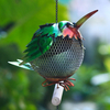 Outdoor Hanging Cute Metal Animal Shaped Mesh Feeder For Garden Yard Bird Lovers Decoration