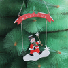 Custom Santa Snowman Little Metal Hanging Welcome Sign Decorations Handmade Designs Christmas Tree Ornament