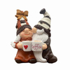 Resin Coffee Gnomes Home And Coffee Bars Dwarf Couple Statue