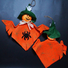 Halloween Party Hanging Ghost Decoration Pumpkin Ghost Straw Windsock Pendant