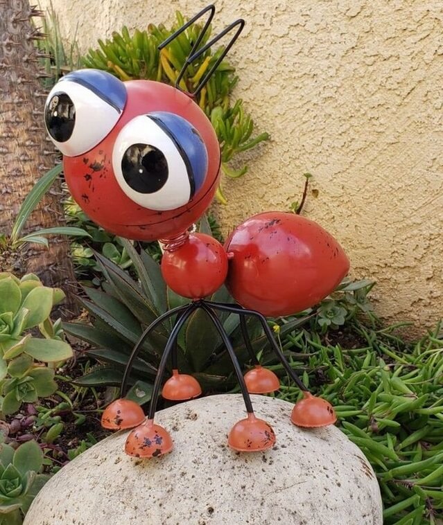 metal ants for garden