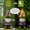 Solar Light Garden Gnome Accessories And Backyard Statues Yard Ornaments for Sale