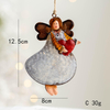 2022 Cross Border Hot Sale American Style Metal Angels Pendant Christmas Tree Ornaments For Holiday Gift Decoration