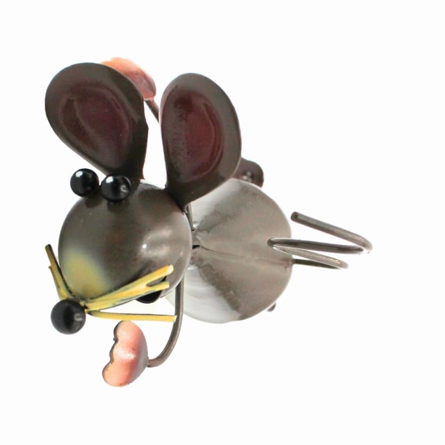 Promotional Gifts Wholesale Metal Fridge Magnet Mouse Figurines Home Decor