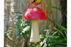 Wholesale Metal Cute Bee Decorations Insect Mushroom Garden Stake