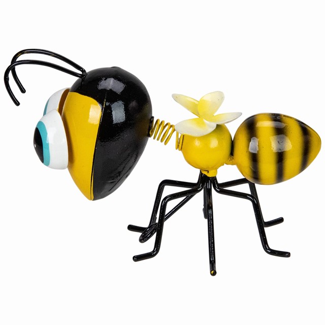 Outdoor Fun Cute Metal Decorative Bees Home And Garden Decor